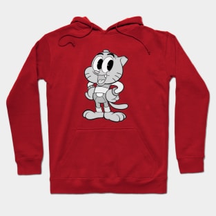 Gumball 1930s rubber hose cartoon style Hoodie